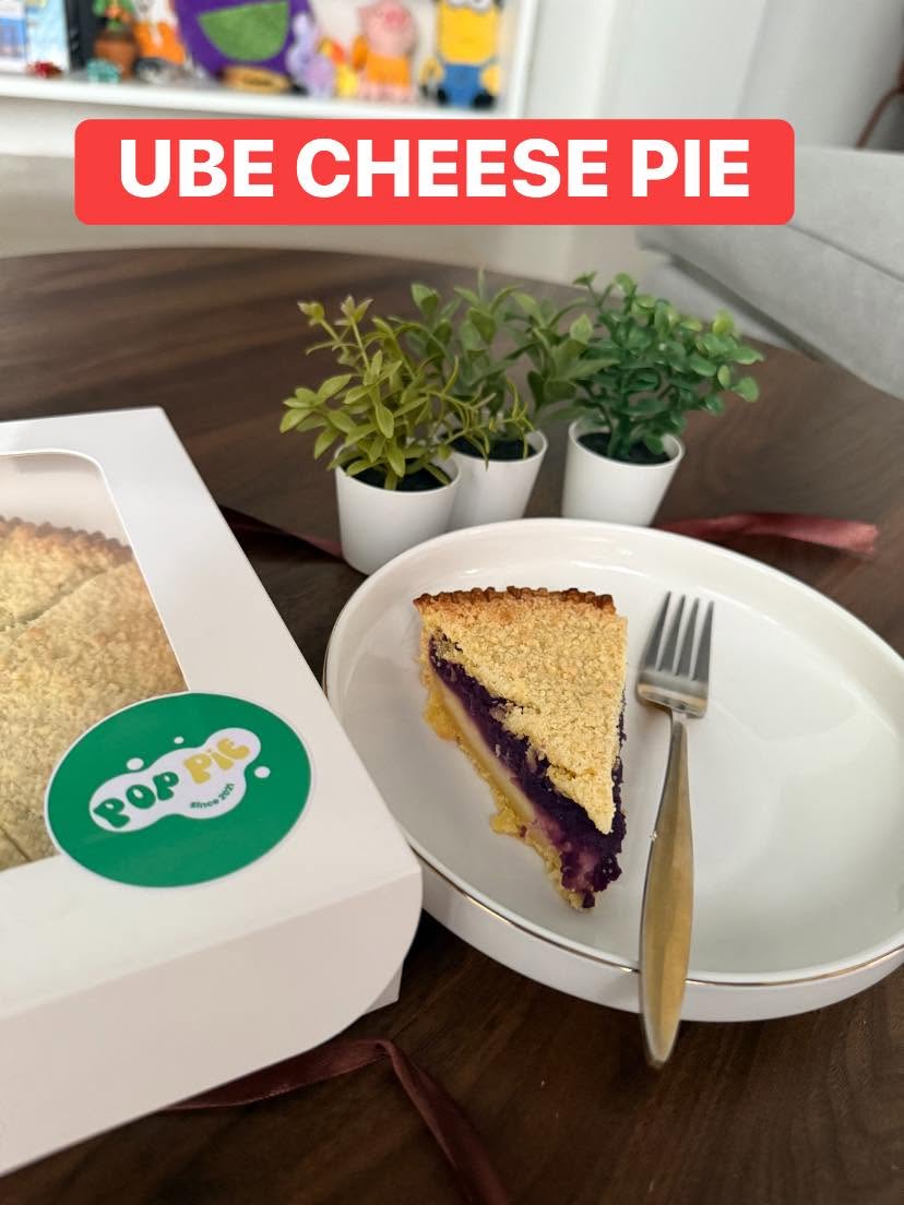Ube Cheese Pie